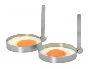 Kitchen Craft Egg Rings (set of 2 stainless steel)